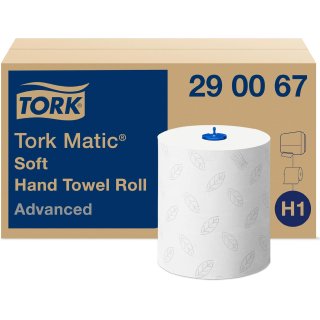 Tork Matic Bianco 290067 Serviette en Papier, 210 mm, 150 m, 19 cm, 1,31 kg, 388 mm, 588 mm